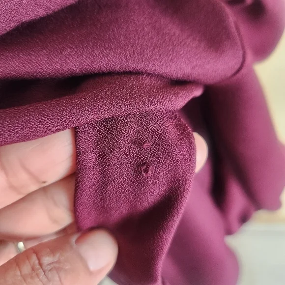 2 Hearts mock neckline sleeves 3/4 waist Belt Size Small - Picture 14 of 14